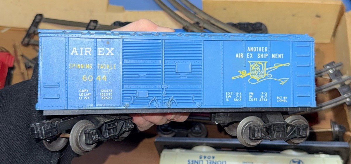 Lionel Mixed Lot #1055 The Texas Special Alco A, Spinning Tackle &O Gauge Tracks