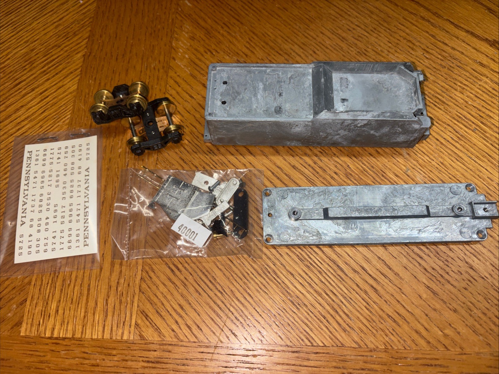 Bowser PRR HO High Side Die Cast Tender: G5 L1 K4 H9 M1 Pennsy Steam Locomotive