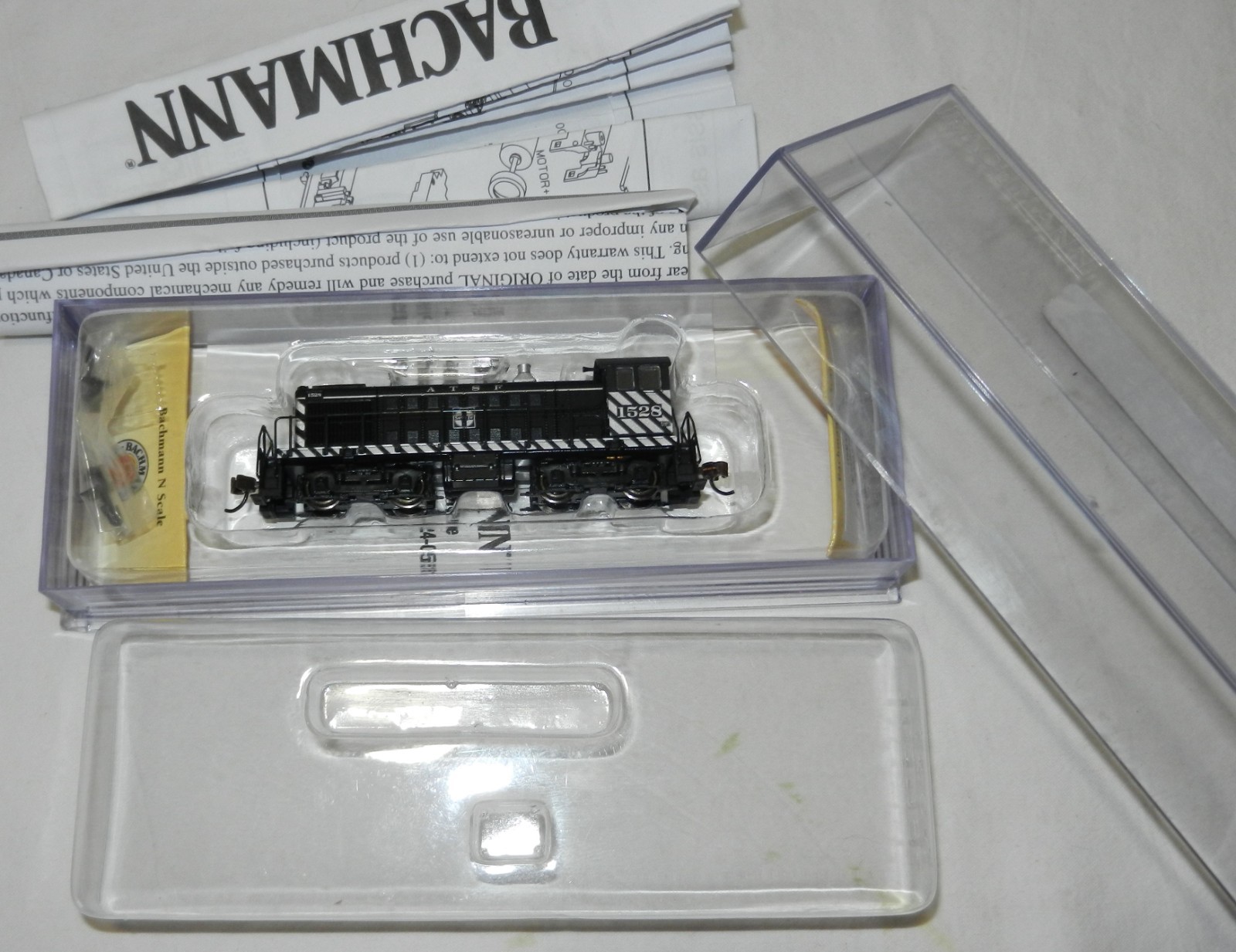 N Bachmann #63154 S4 Diesel ATSF Santa Fe #1528 Factory DCC LNIB see video