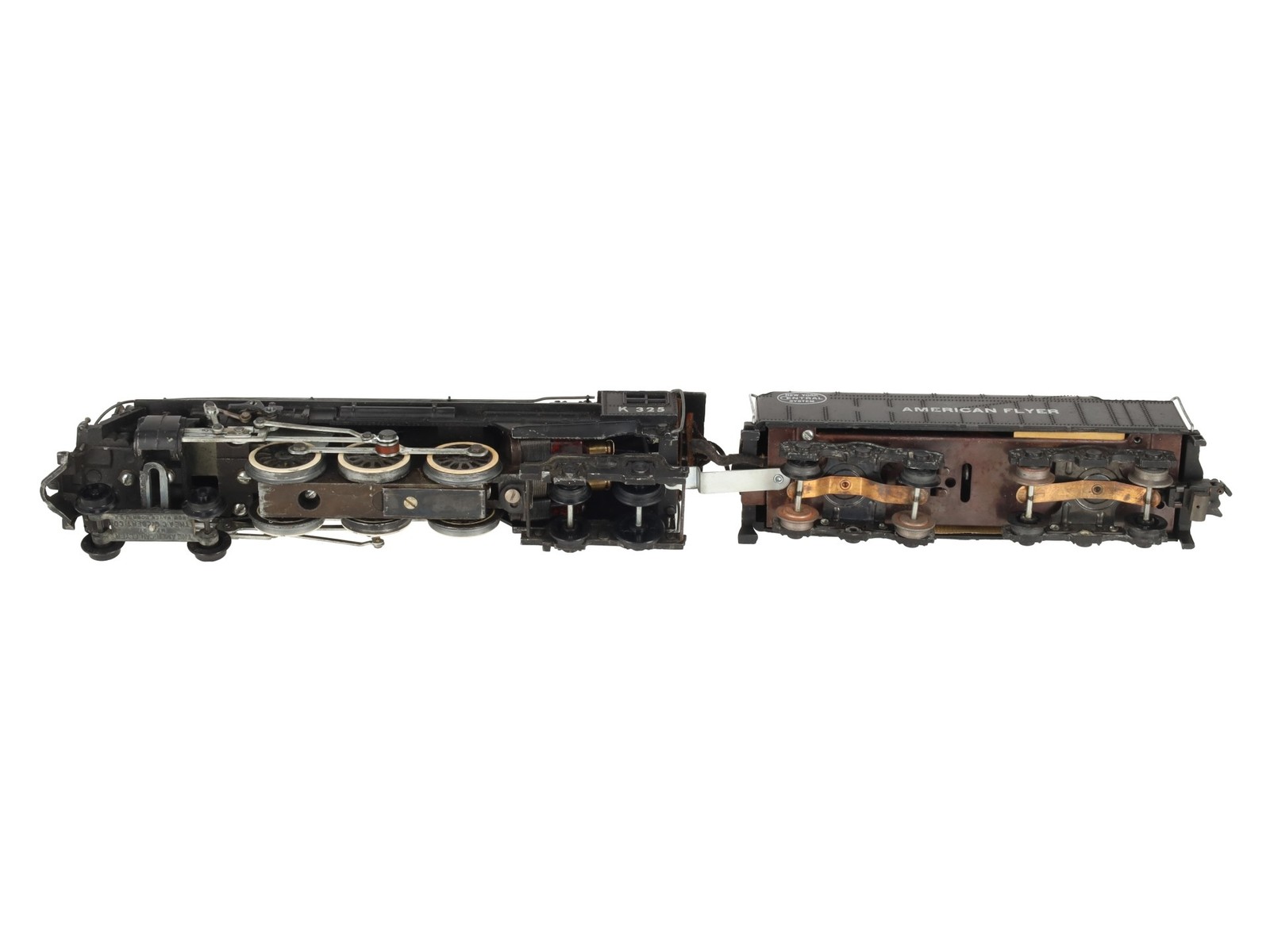 American Flyer K325 Vintage S New York Central 4-6-4 Steam Locomotive & Tender