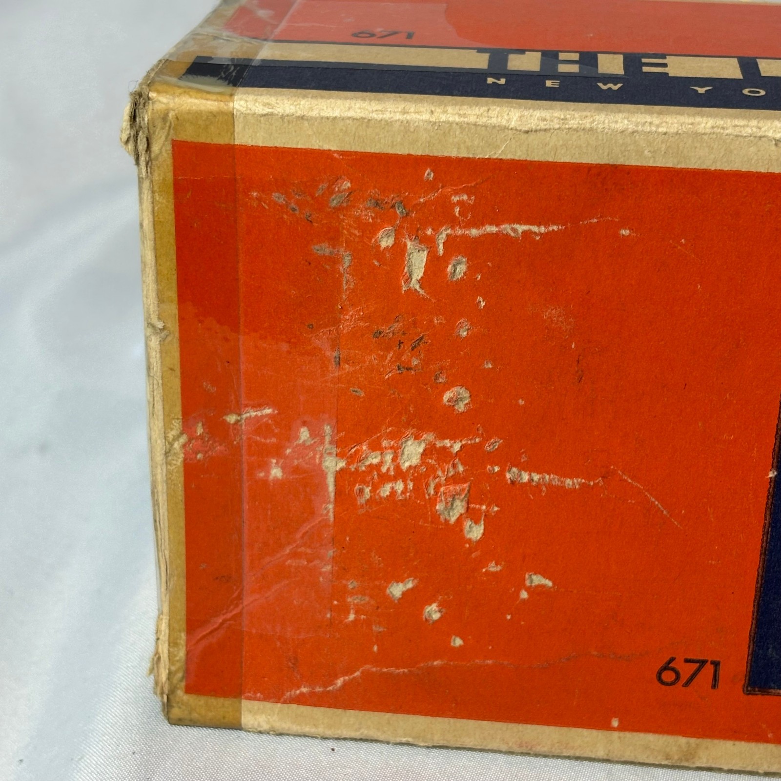 1946-49 Lionel 671 Steam Turbine Locomotive In Box W/ 2671W Tender O Gauge 6-8-6
