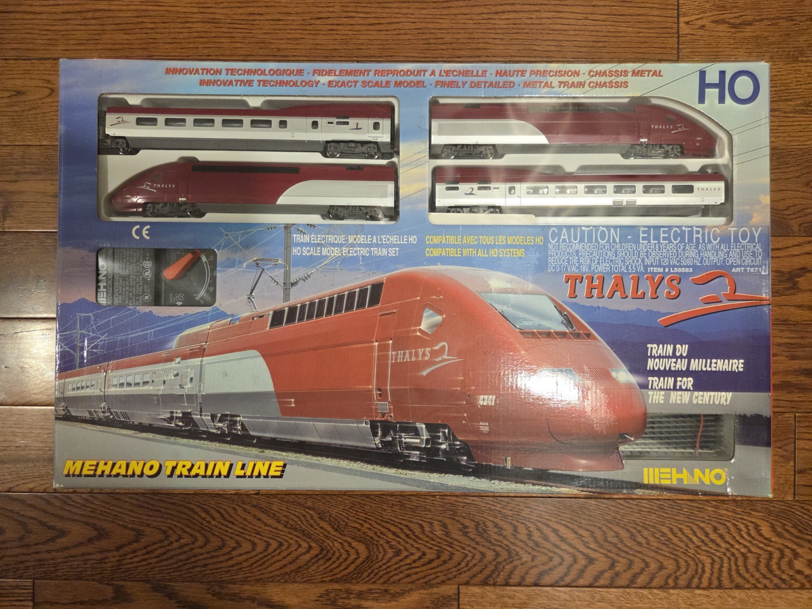Mehano HO Scale THALYS High-Speed Electric Train Set – (NEW SEALED IN BOX)