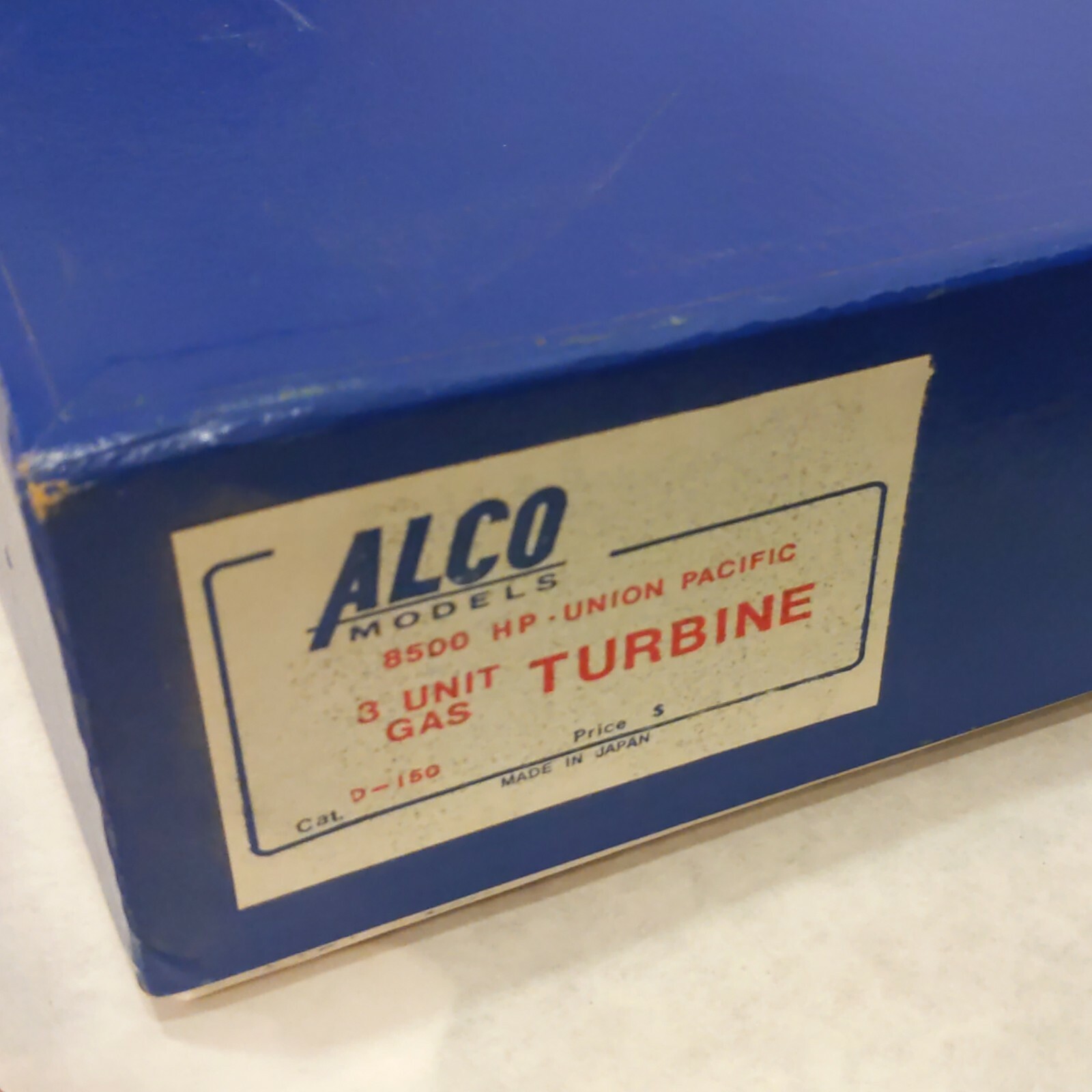 Alco Union Pacific Three Unit Gas Turbine Unpainted Brass D-150 HO