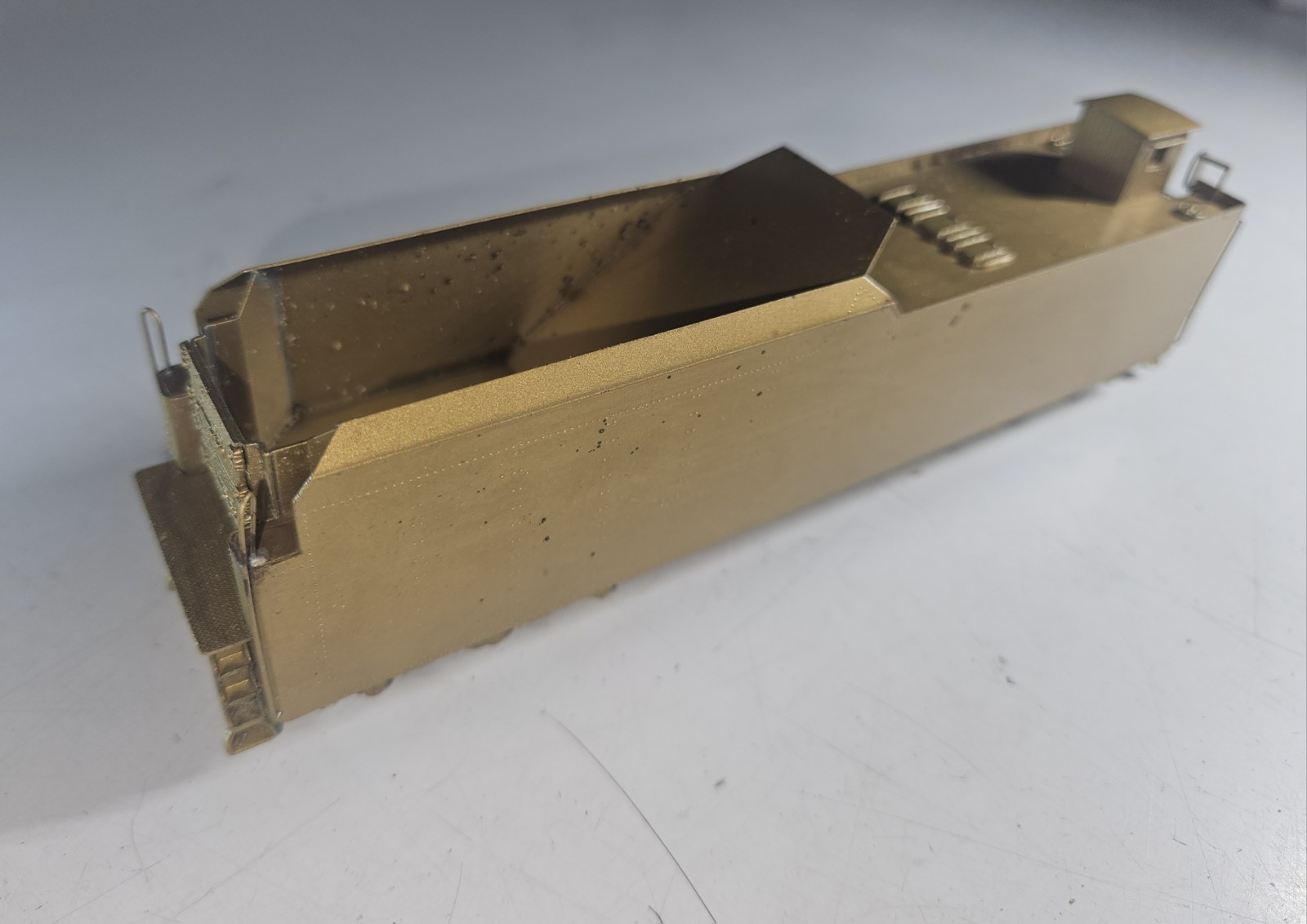 WESTSIDE MODEL CO. HO SCALE BRASS STEAM LOCOMOTIVE AND TENDER, PENNSYLVANIA M-1A