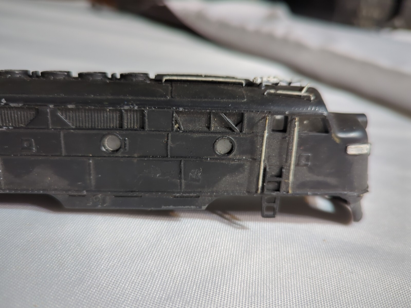 HTF Ho Gauge Heavy Brass Or Steel Santa Fe Locomotive Shell & B Unit