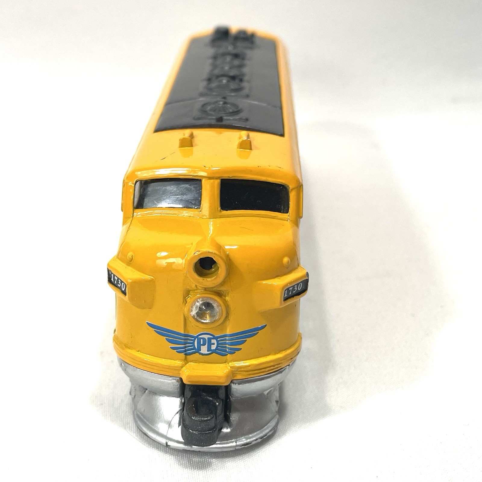 Pacific Express 1730 Pull Back Train Locomotive Engine Toysmith Toy Vintage
