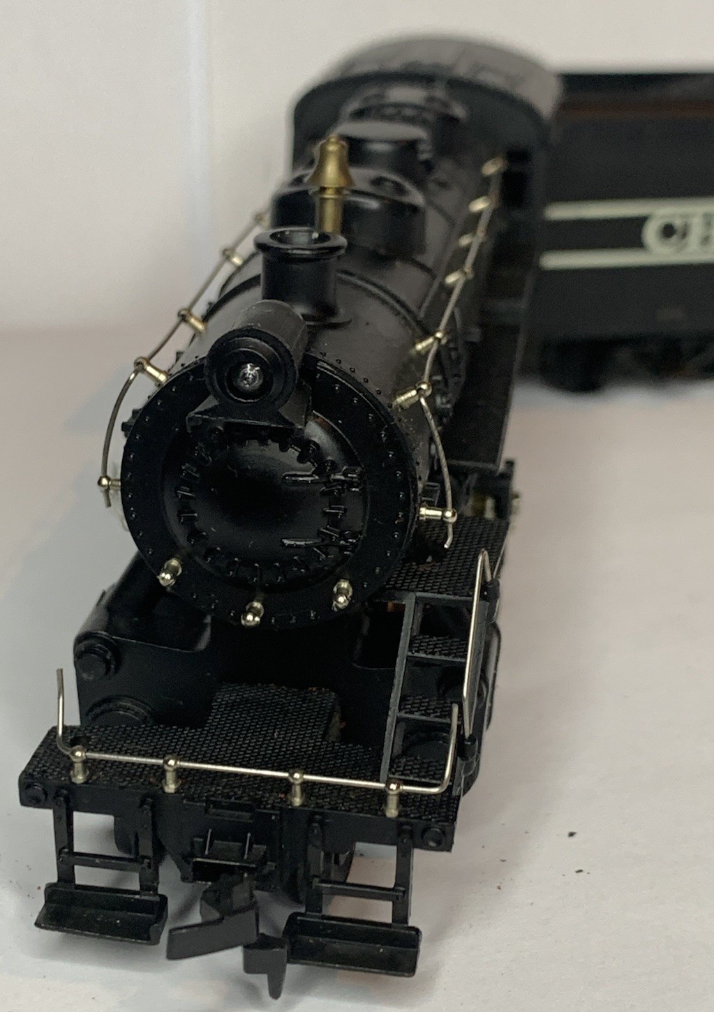 VTG Tyco 2-8-0 HO Scale Chattanooga #638 Steam Locomotive +Tender 1970s Untested
