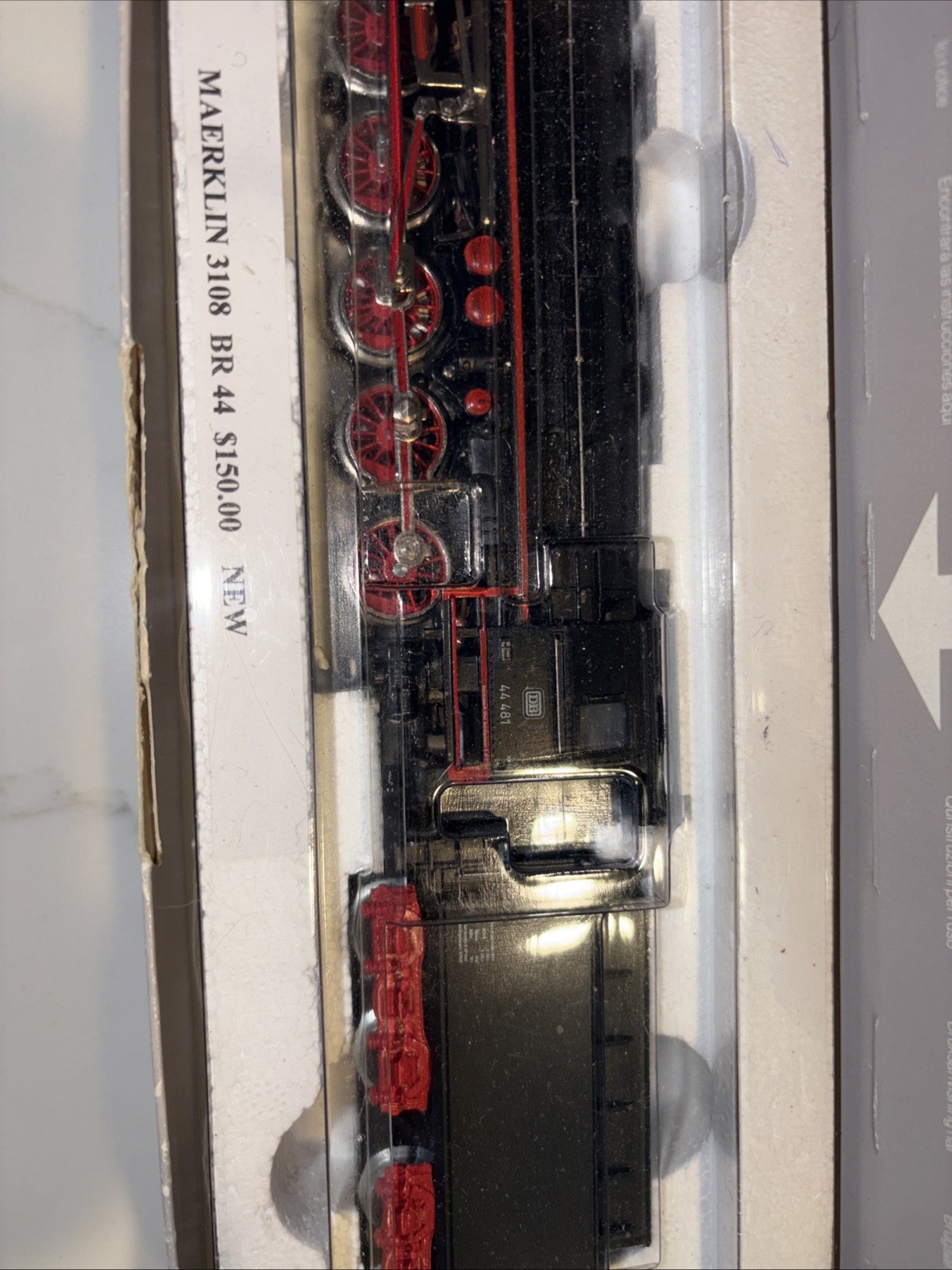 Märklin 3108 Dampflokomotive BR 44 der DB aus Sammlung mit OVP New Old Stock