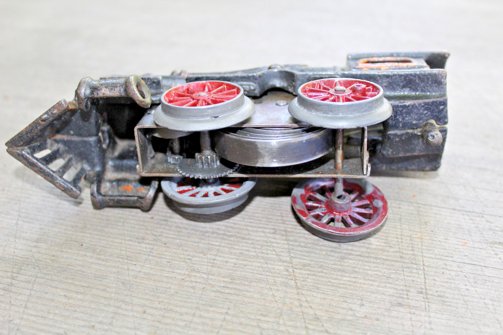 American Flyer Prewar O Gauge Cast Iron AF 14 Windup Locomotive b2