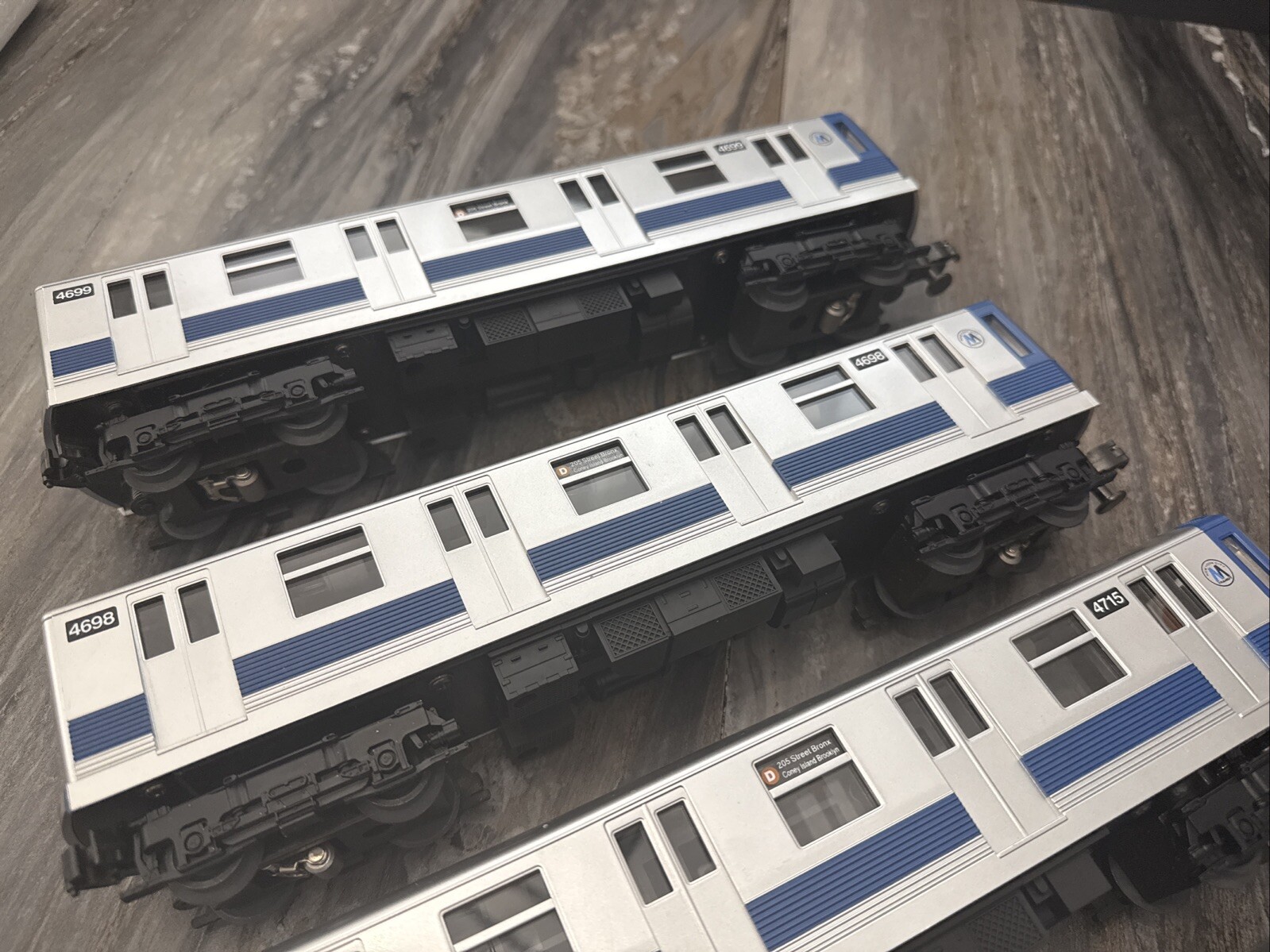 Railking By MTH 1970 4 Car Subway Set New York Transit 30-2122-1 w/Proto-Sound