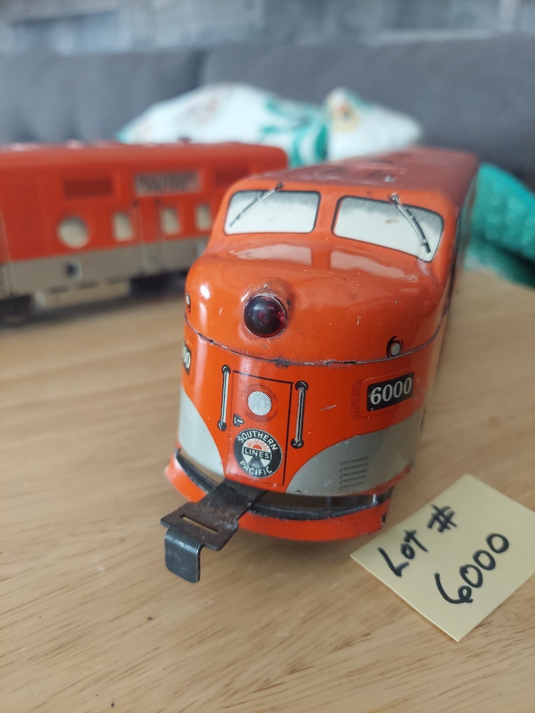 Marx Train 6000 Southern Pacific Diesel Locomotive metal Lot #6000