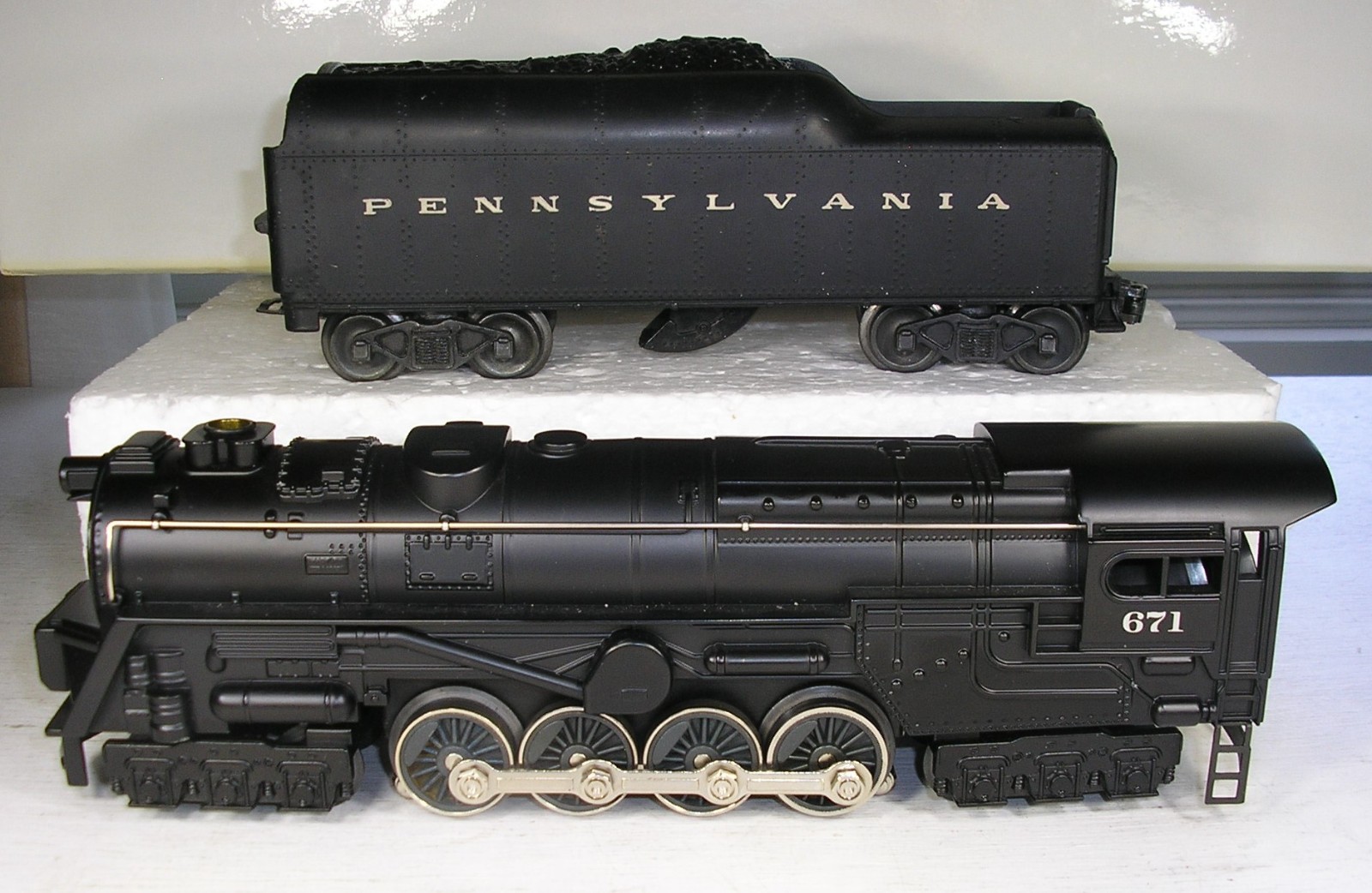 Williams S2-100 S-2 Turbine 6-8-6 w/ Lionel 2046W-50 Tender, Needs Motor, TLC