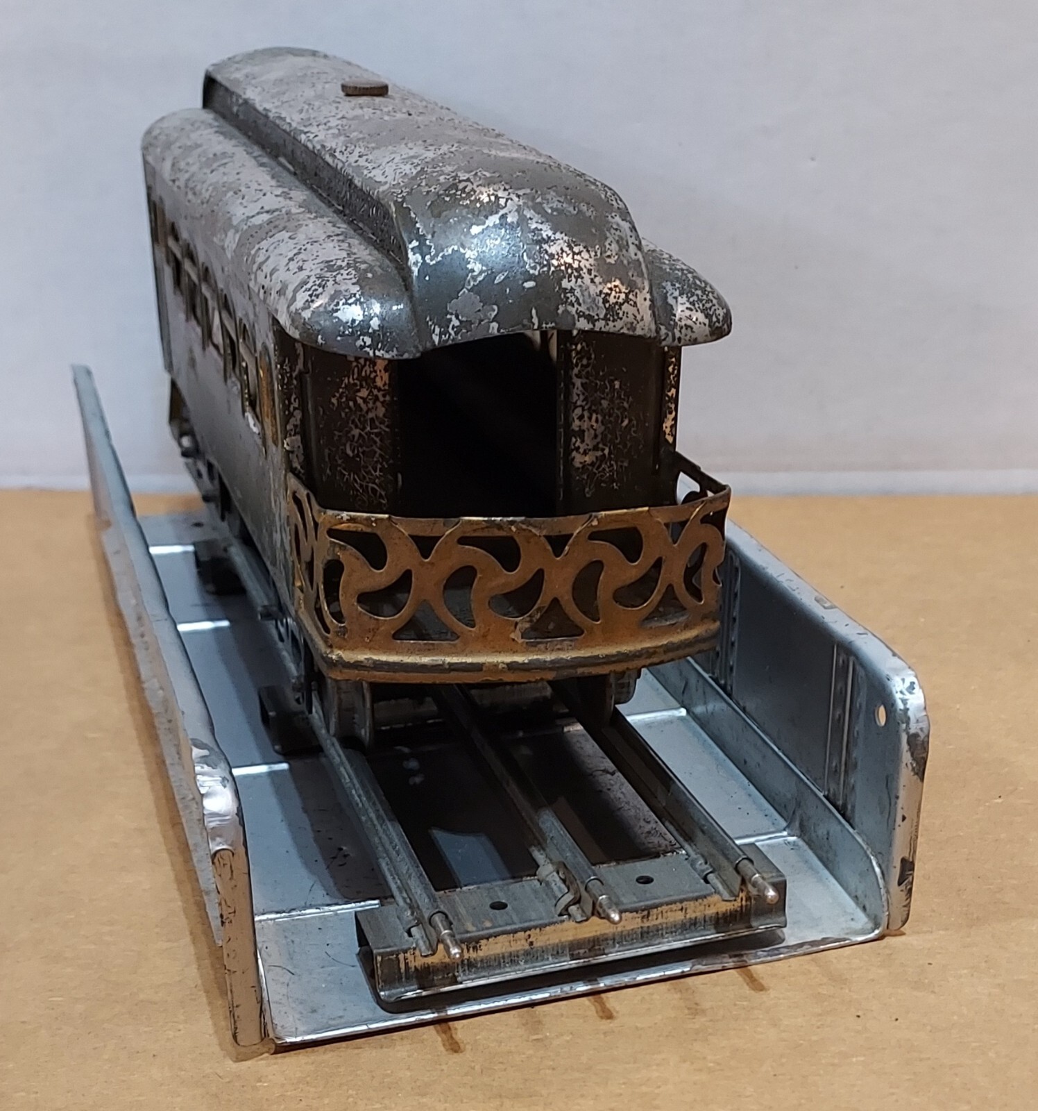Steel/Pressed Metal BRIDGE, plate girder style, unknown maker, RI, Very nice!!!