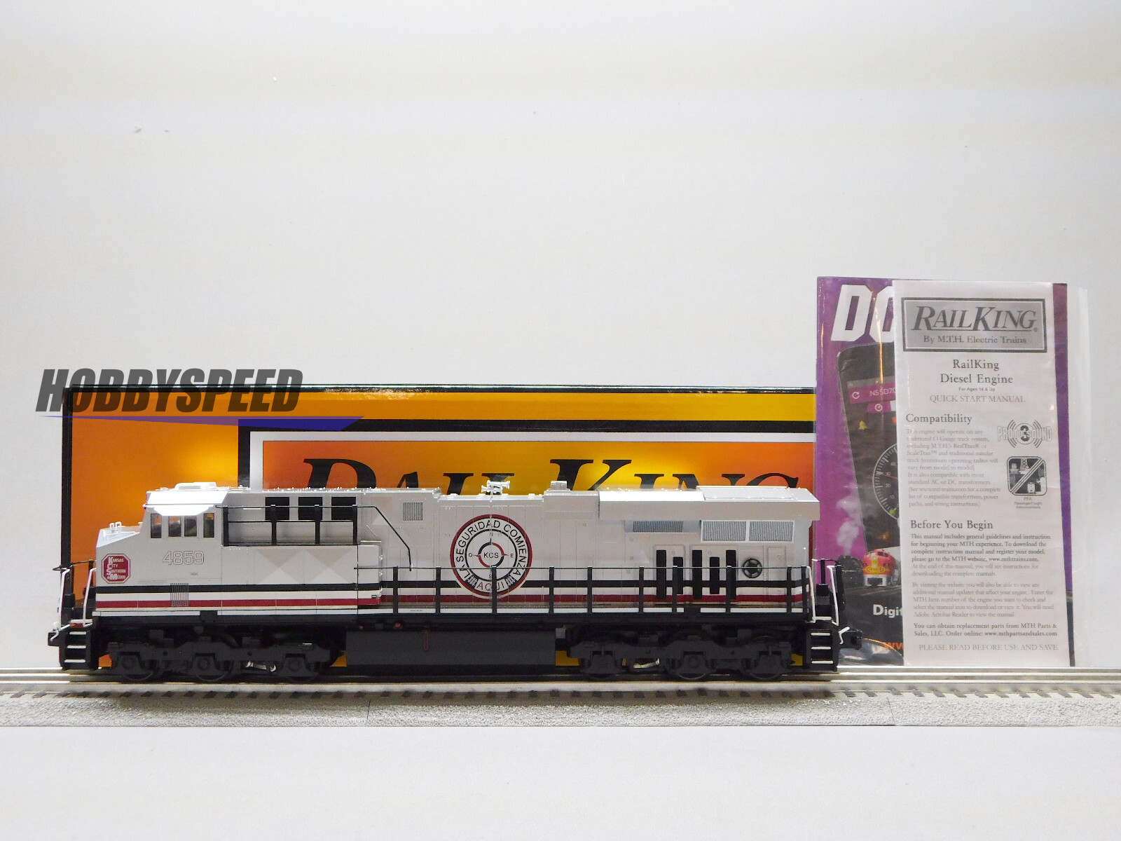 MTH RAILKING KCS ES44AC IMPERIAL DIESEL ENGINE #4859 O GAUGE 30-21162-1 NEW
