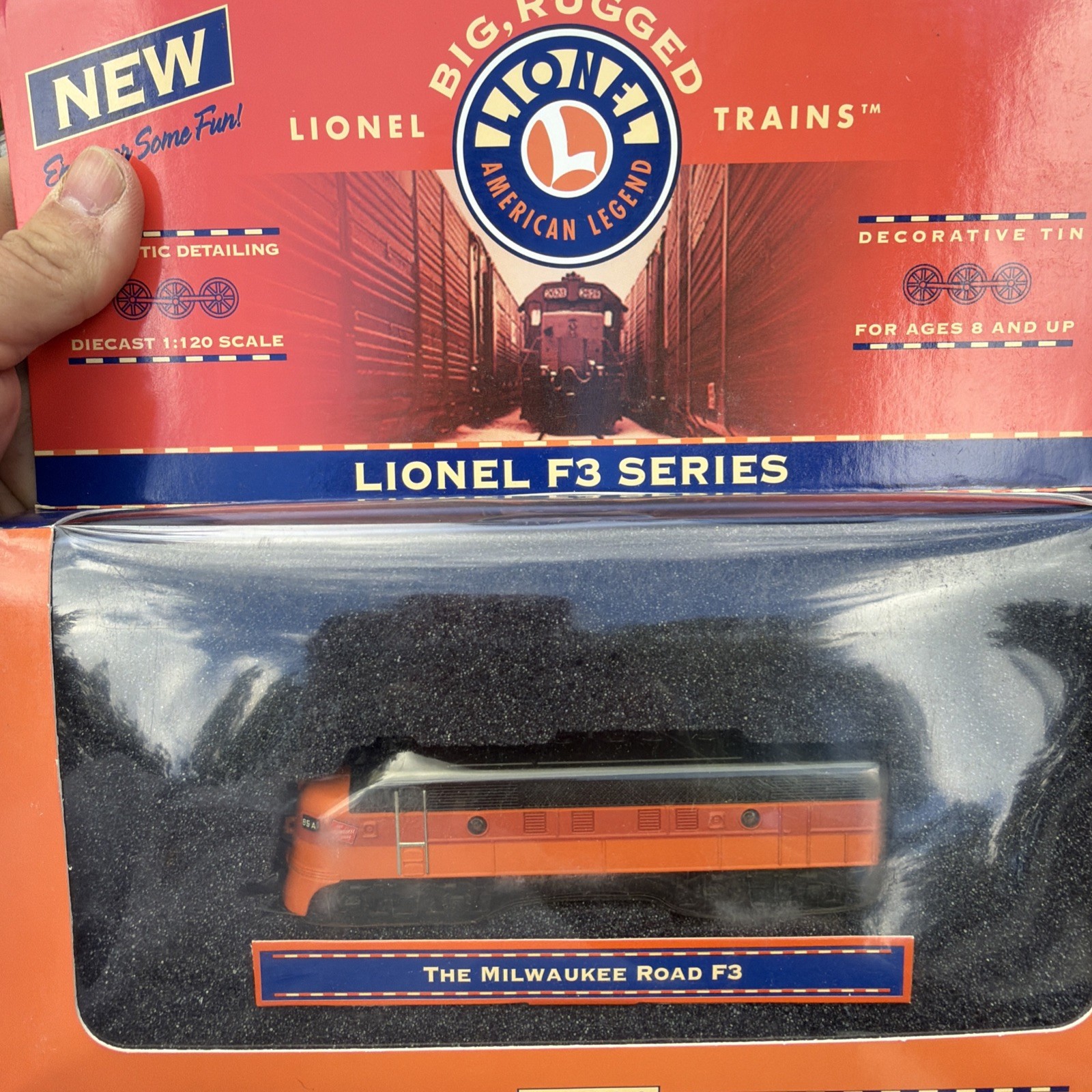1998 LIONEL BIG RUGGED TRAIN F3 SERIES 1 The Milwaukee Road F3 locomotive -G1537