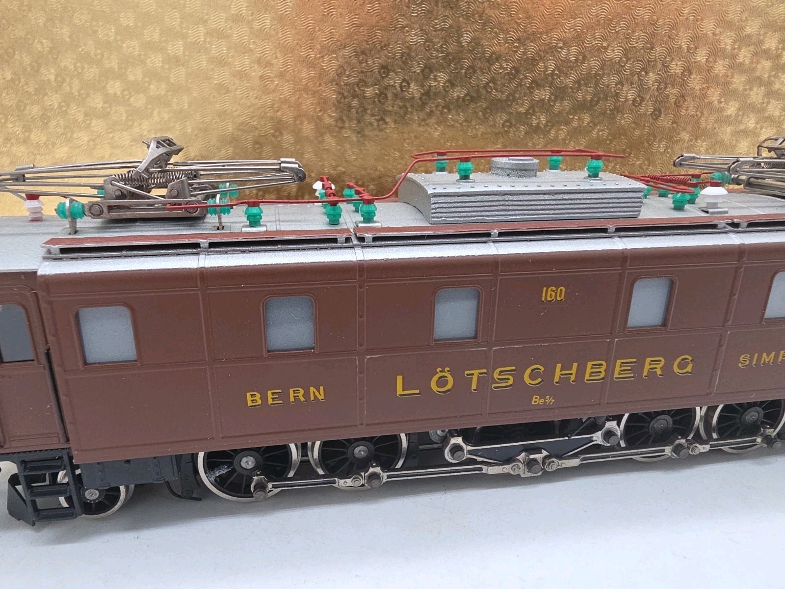 METROPOLITAN 701A BLS Be 5/7 Brown DC Electric Locomotive HO Prebuilt