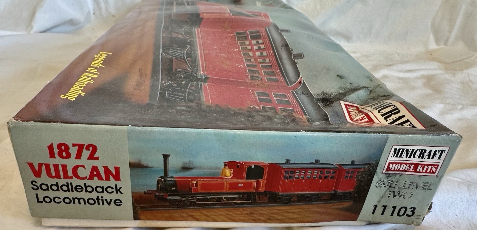 Minicraft 1872 Vulcan Saddleback Locomotive Kit 11103 1/45 Scale SEALED Parts