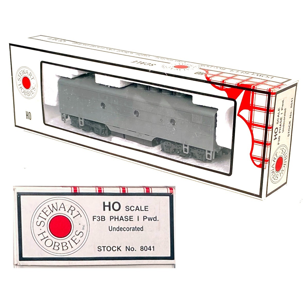HO STEWART / KATO 8041 — UNDECORATED F-3B PHASE I — NIB
