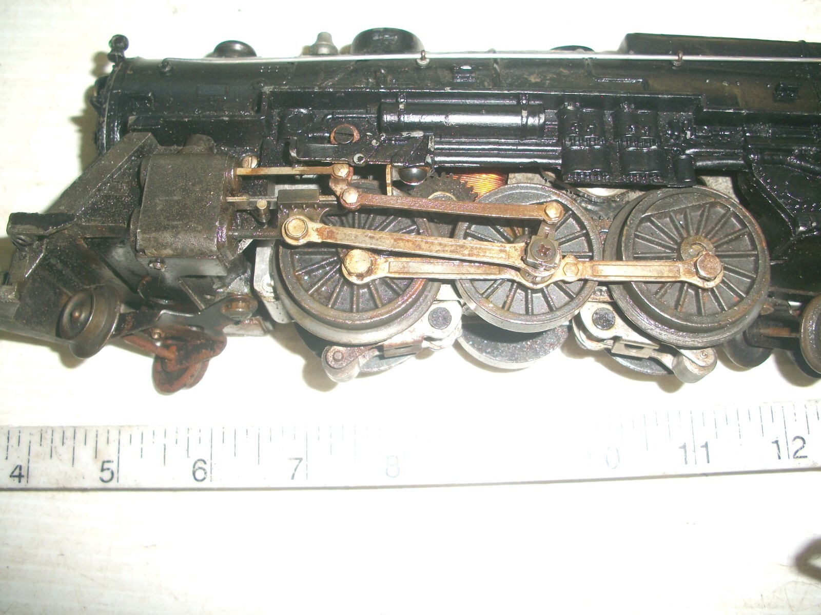 Vintage 1950 Lionel 2-6-4 2035 Die-Cast Heavy Metal Locomotive w/Smoke & Whistle