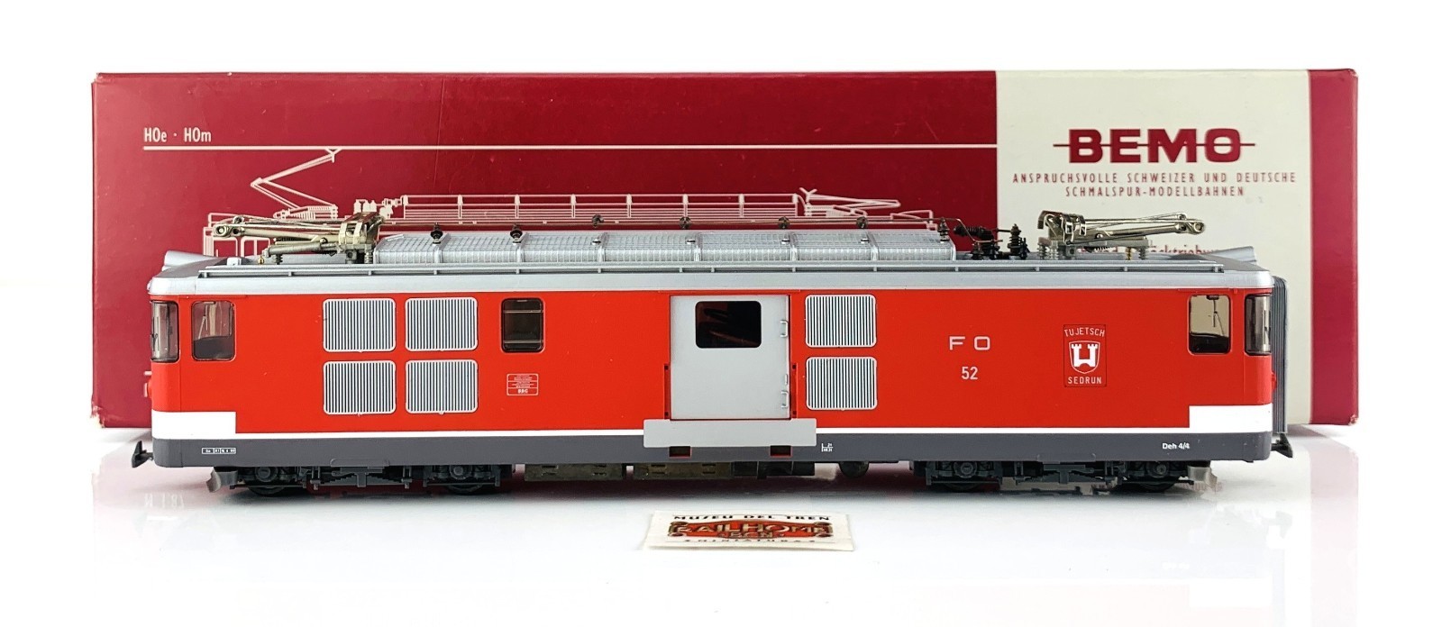 PR33 – BEMO H0m 1263 212 – FO Deh 4/4 52 PENDELZUGTRIEBWAGEN – ANALOGUE DC