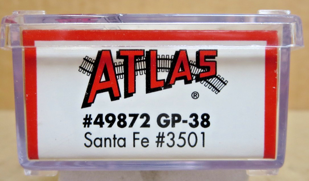 Atlas 49872 GP-38 Santa Fe 3501 Factory DCC Equipped N Scale