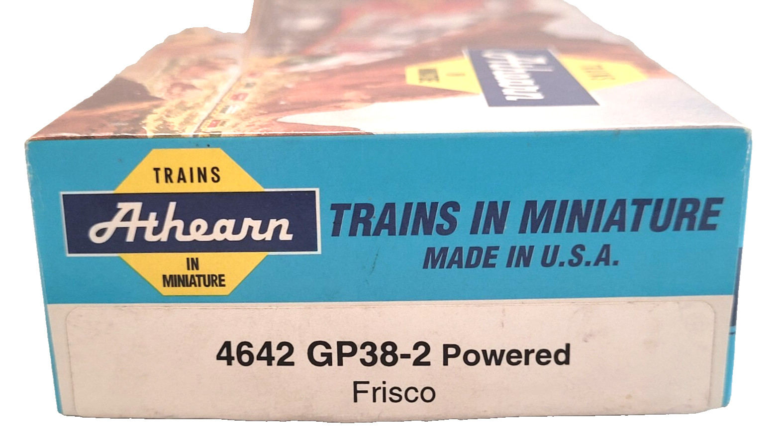 Athearn HO GP38-2 Frisco #671 DC Powered Blue Box Kit Tested