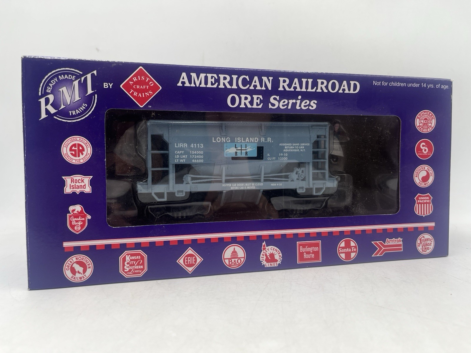O Gauge American Railroad Legends 96711-1 Long Island Ore Car With Load 4113