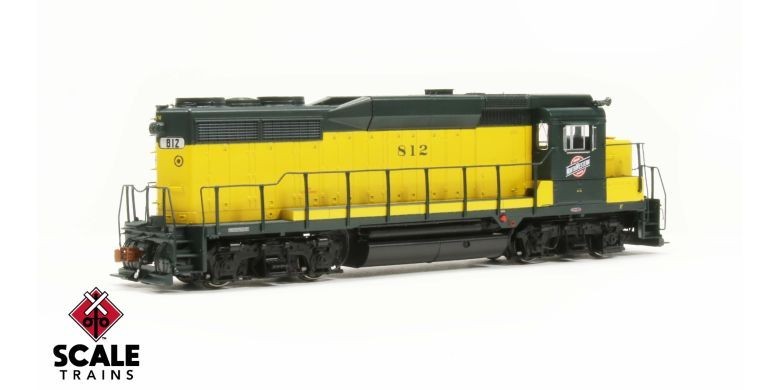 HO ScaleTrains Rivet Counter SXT33349 Chicago & Northwestern CNW EMD GP30 #815
