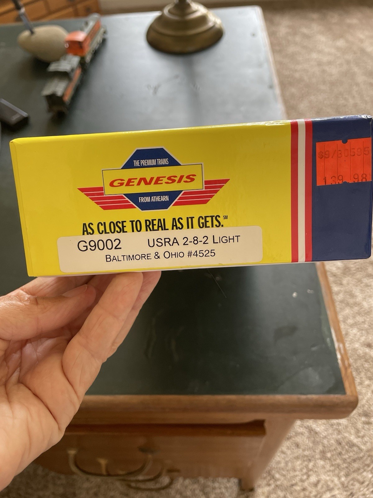 Genesis G-9002 USRA 2-8-2 Light Baltimore And Ohio #4525 Train In USA