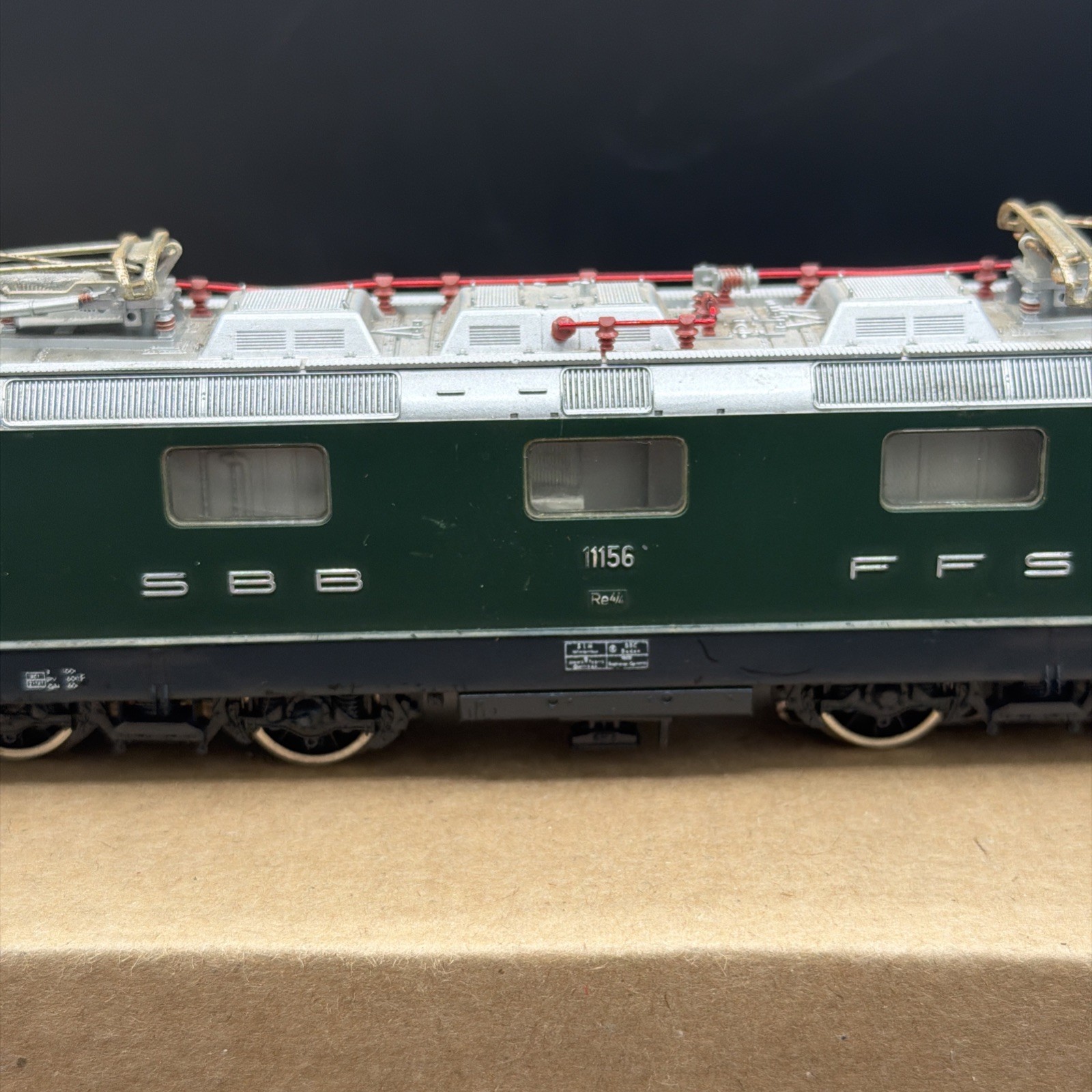 RARE Fleischmann HO Scale AC 3 Rail SBB FFS Re 4/4 Locomotive 4349