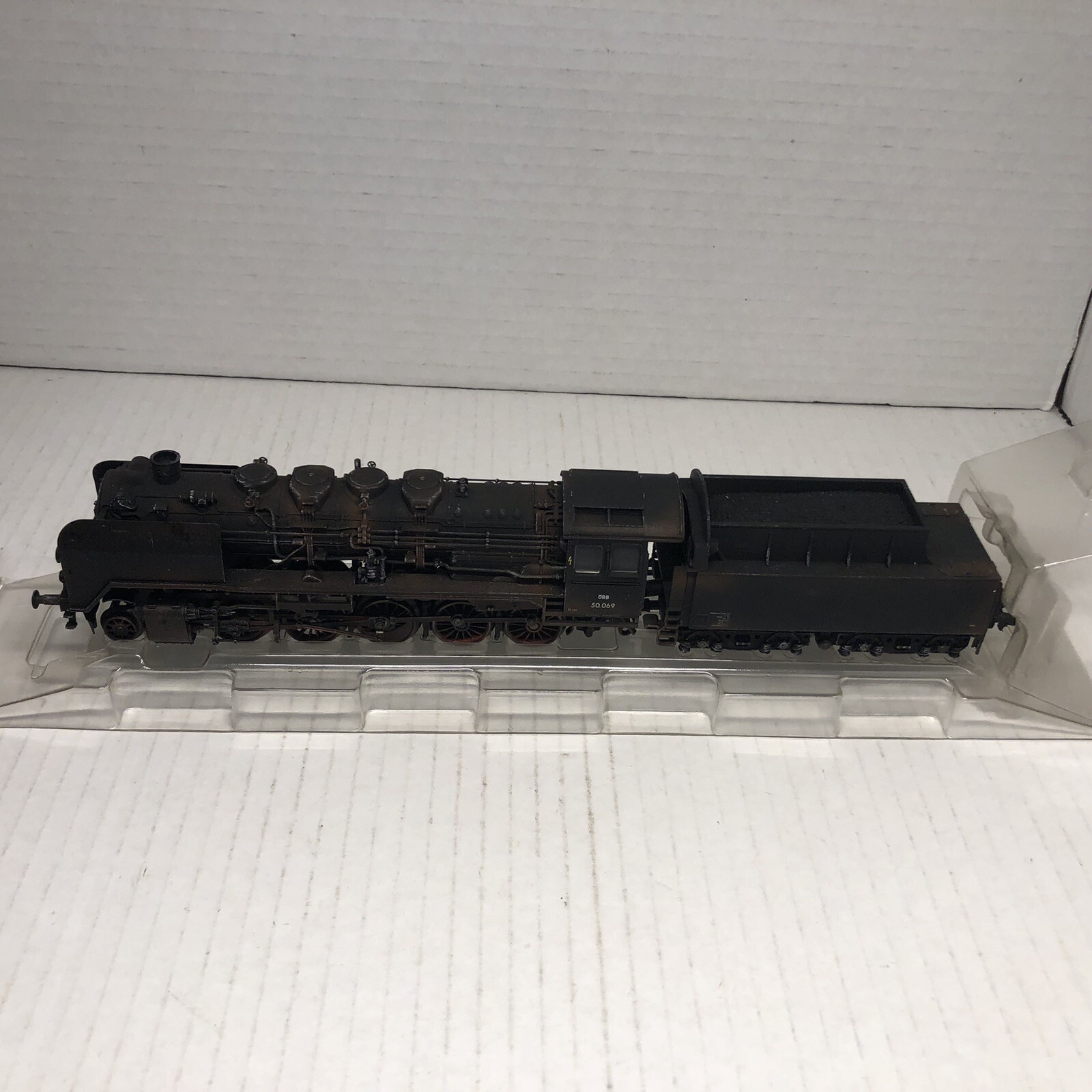 Marklin 37839 HO German Federal Railroad Weathered Steam Locomotive with Tender