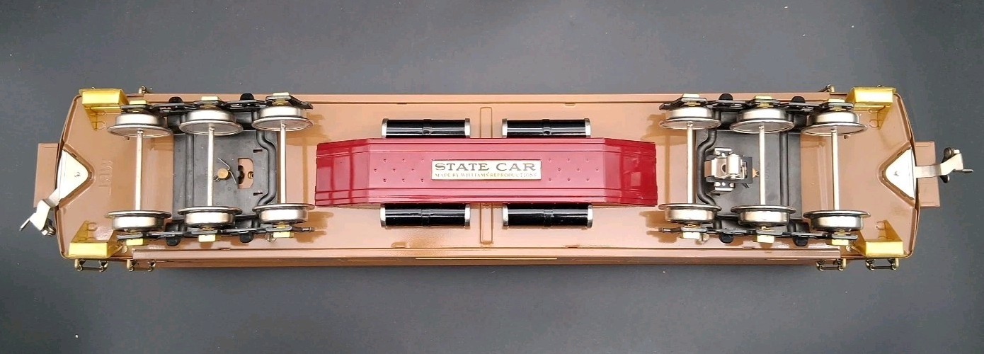 1970s Lionel A Loco with Williams Train State Cars Standard Gauge.