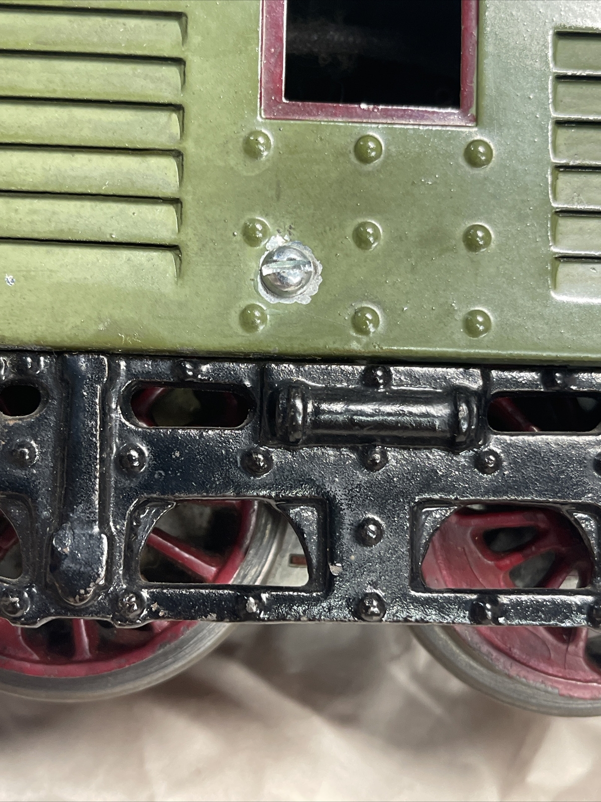 Ives Railway Line Electric Locomotive 3235 Standard Gauge Olive Green