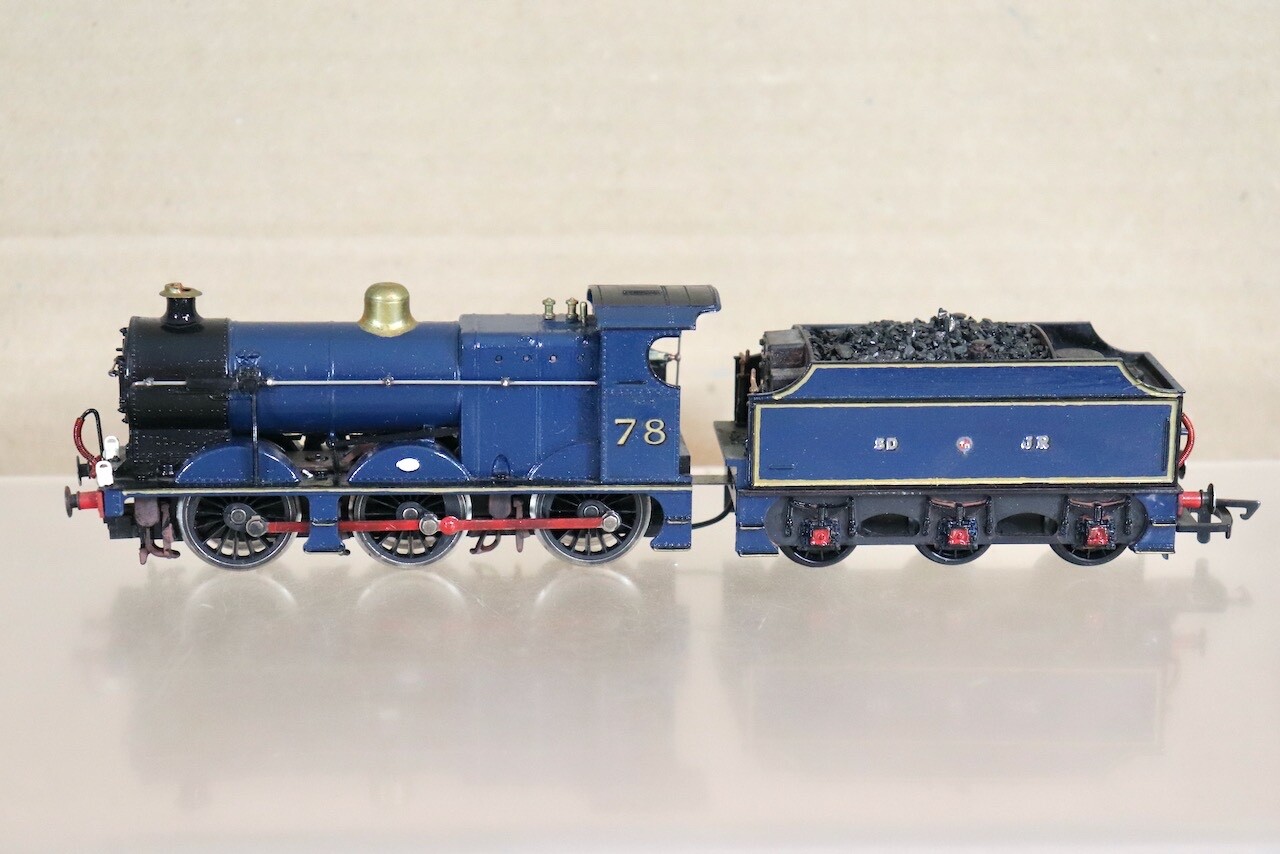 AIRFIX 54122 KIT BUILT S&DJR 0-6-0 FOWLER CLASS 4F LOCOMOTIVE 78 BOXED ob