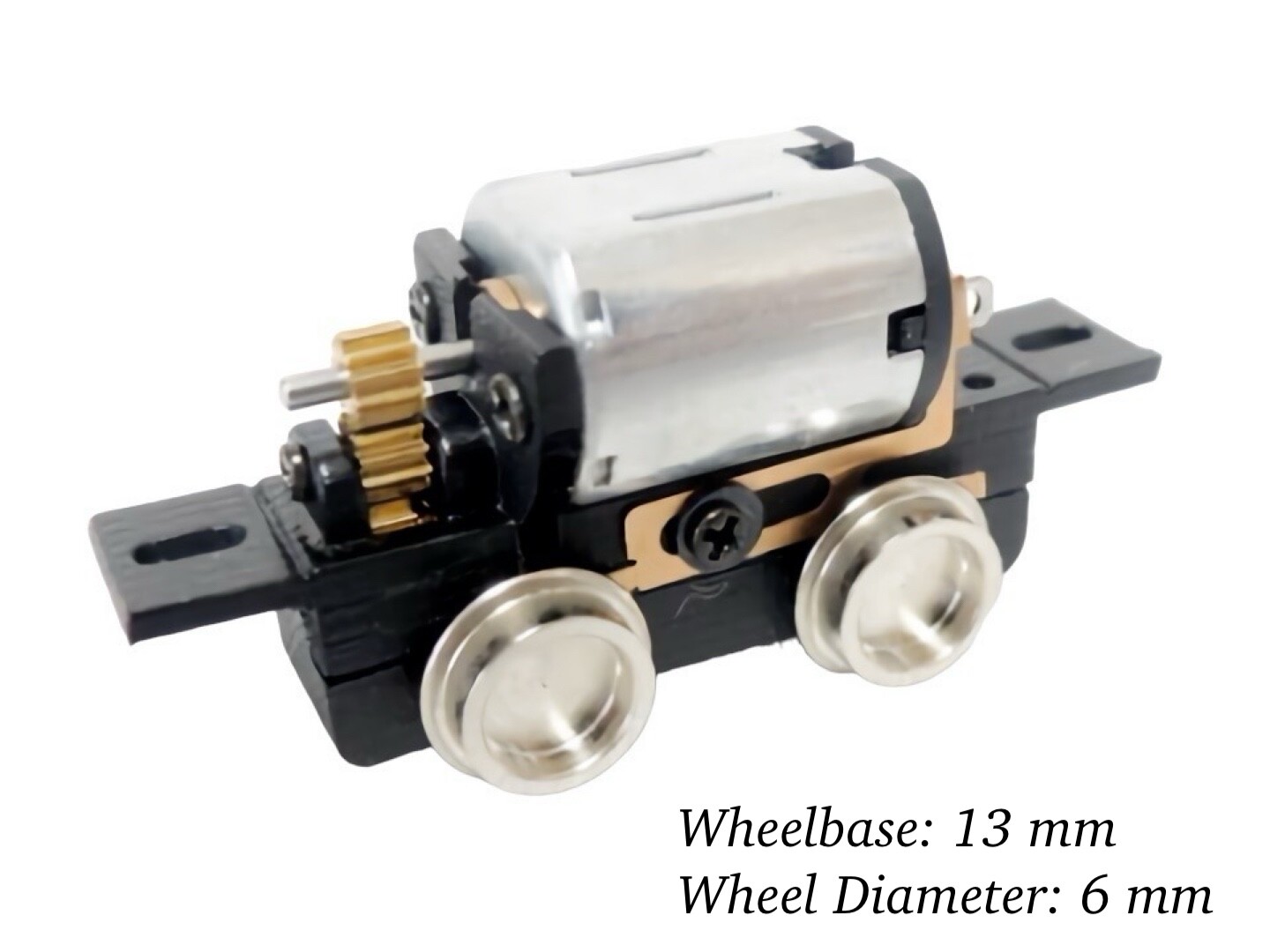 N/HOn30/HOe/009 Gauge 2-Axle Locomotives Power Drive Chassis 13mm/6mm H0e Engine