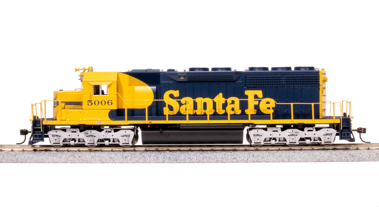 Broadway Limited 9031 HO ATSF EMD SD40 Blue/Yellow Warbonnet No-Sound #5010