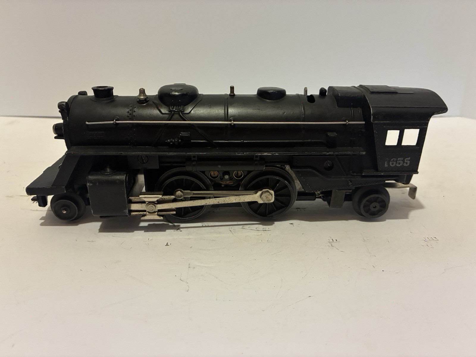 Lionel 1655 Locomotive And Whistle Tender Serviced And Tested See Description