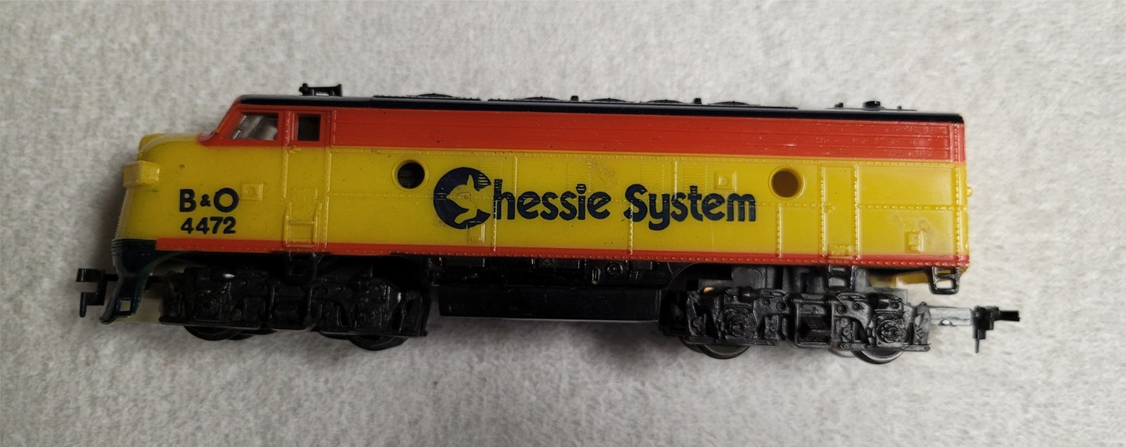 HO Vintage Life Like F7-A Chessie System B&O Diesel #4472