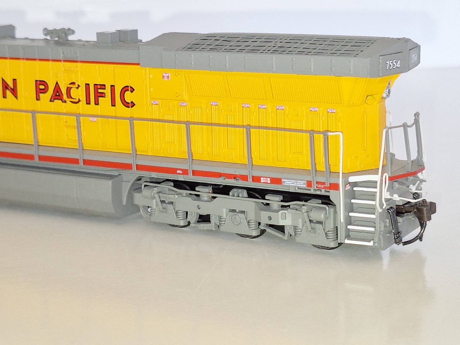 Broadway Ltd DCC & Sound, Union Pac.GEAC6000CW 7554. Excell cond.HO scale.Boxed