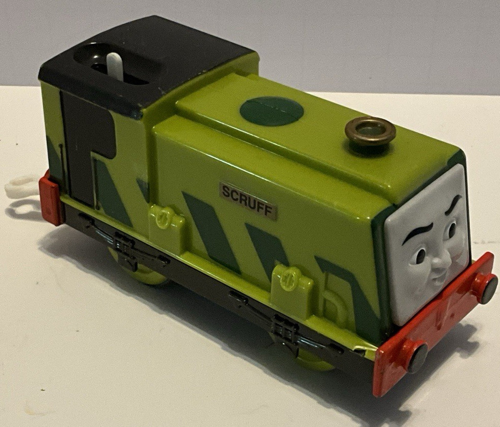 Thomas & Friends Mattel Percy Mavis Scruff Peter Sam Diecast Train Engine Pcs 4