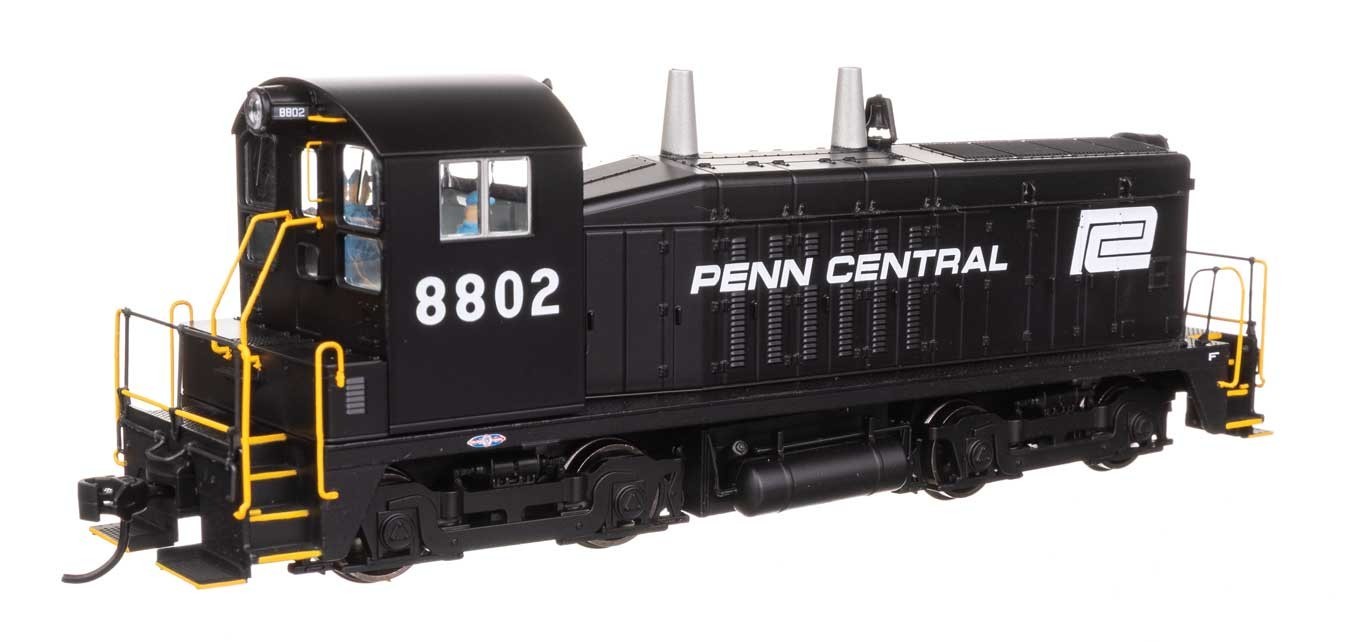 Walthers HO Scale ~ EMD NW2 Phase V ~ Penn Central #8802 ~ DC Version ~910-10632