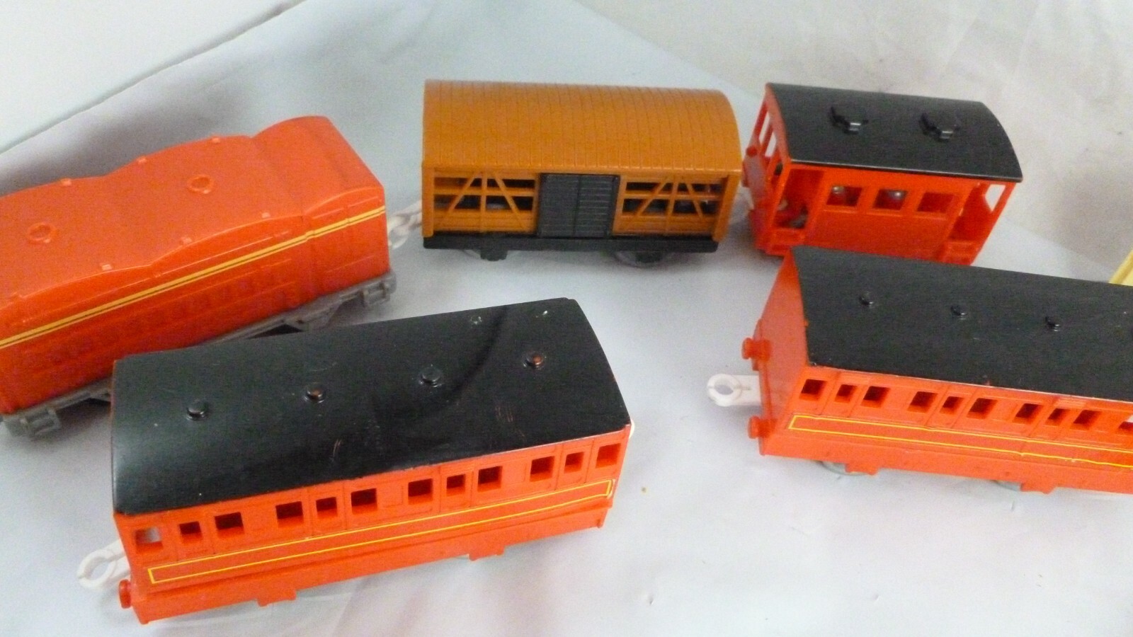 Lot of 8 Thomas The Train Motorized Engine Tank Tanker Gullane Track Cart Mattel