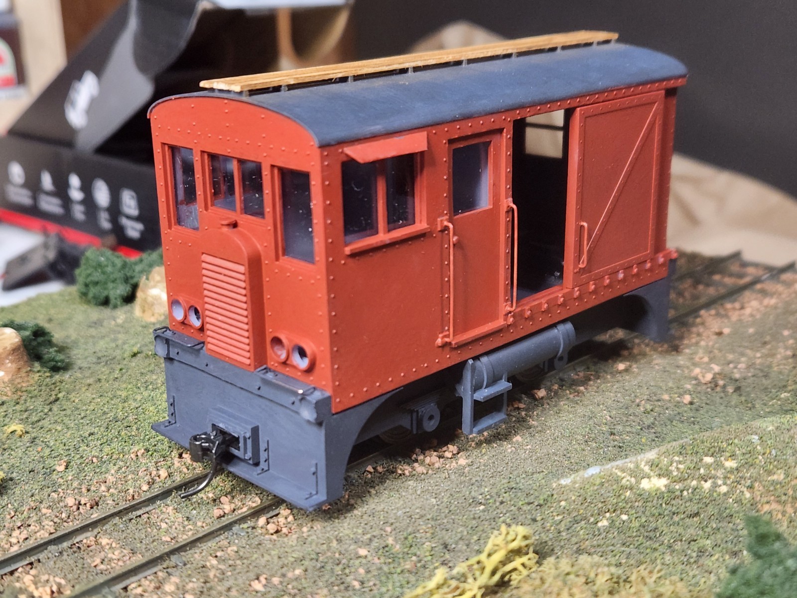 On30 Freelance Box Cab Switcher Kit 3D Printed For Bmann On30 Street Car Mech