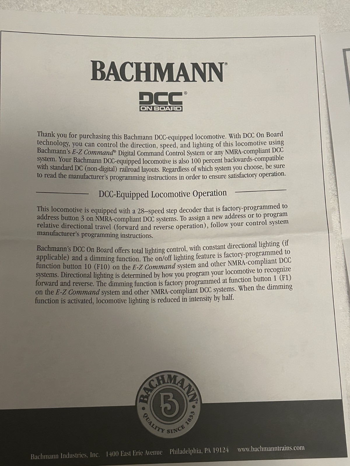 Bachmann Spectrum #83505 CSX 7661 DCC 8-40CW opened NIB