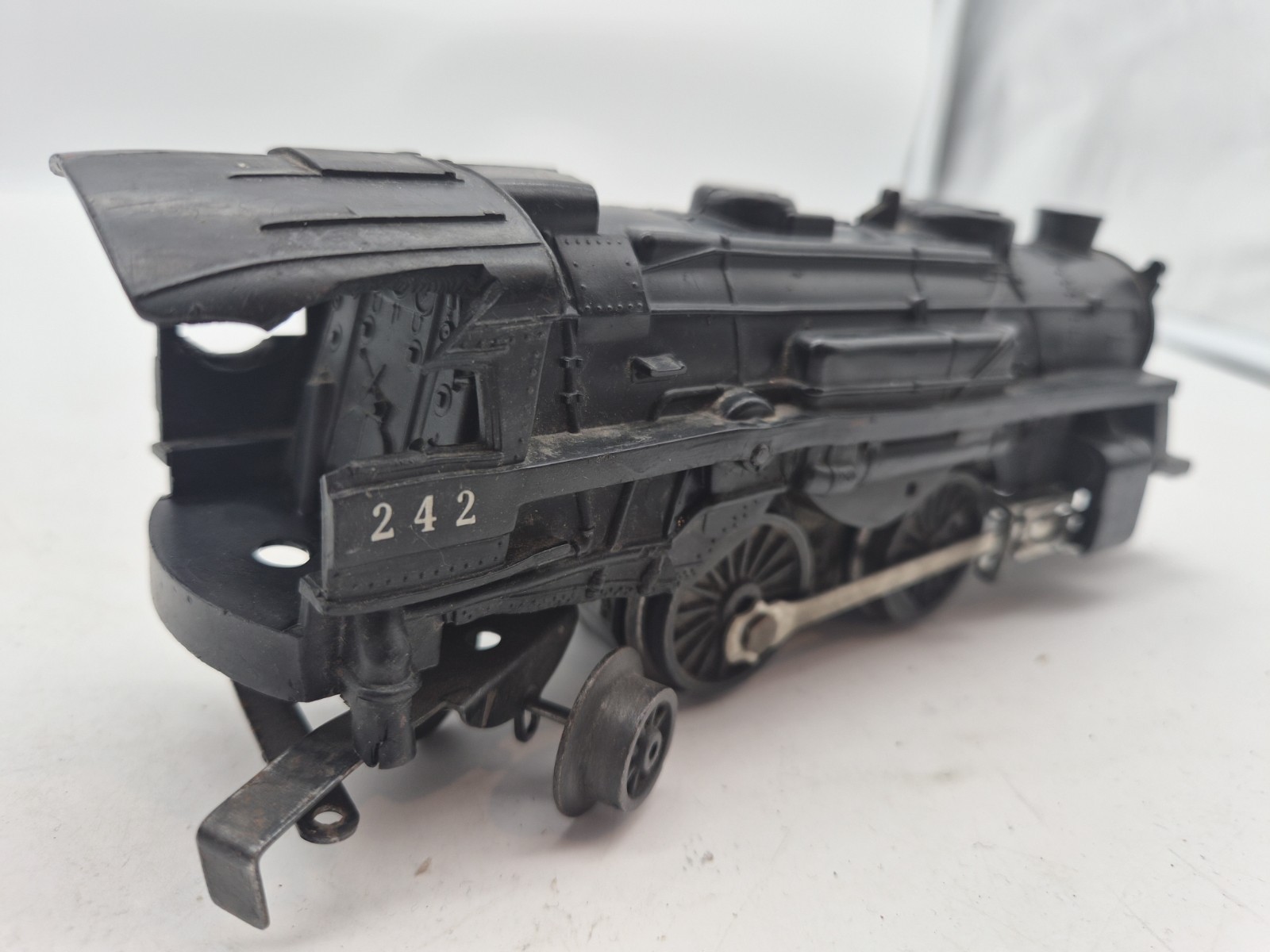 Lionel #242 O Gauge Steam Locomotive Black Not Sure It Works Untested Needs Work