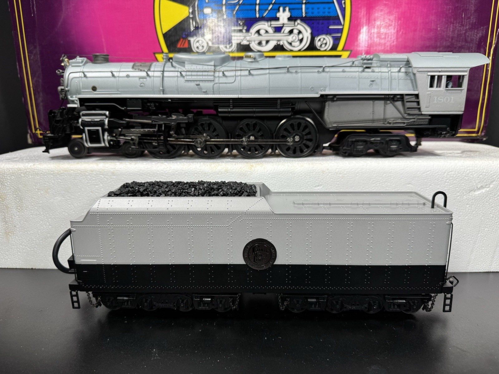 MTH 20-3083-1 Atlantic Coast Line 4-8-4 Northern steam engine #1801 PS2 BCR EX