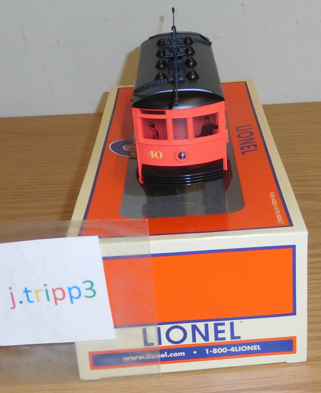 Lionel 58275 Laurel Line L&WV Lackawanna Wyoming Trolley O Gauge Train Motorized