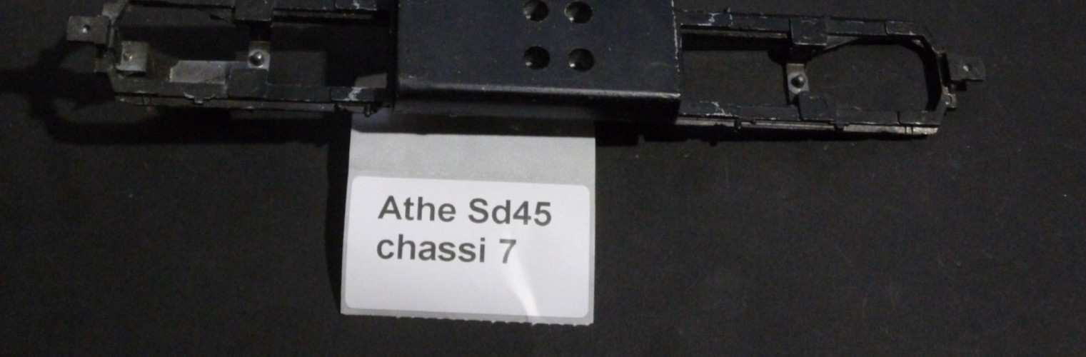 Ho Athearn Diesel locomotive Vintage Sd45 chassi frame