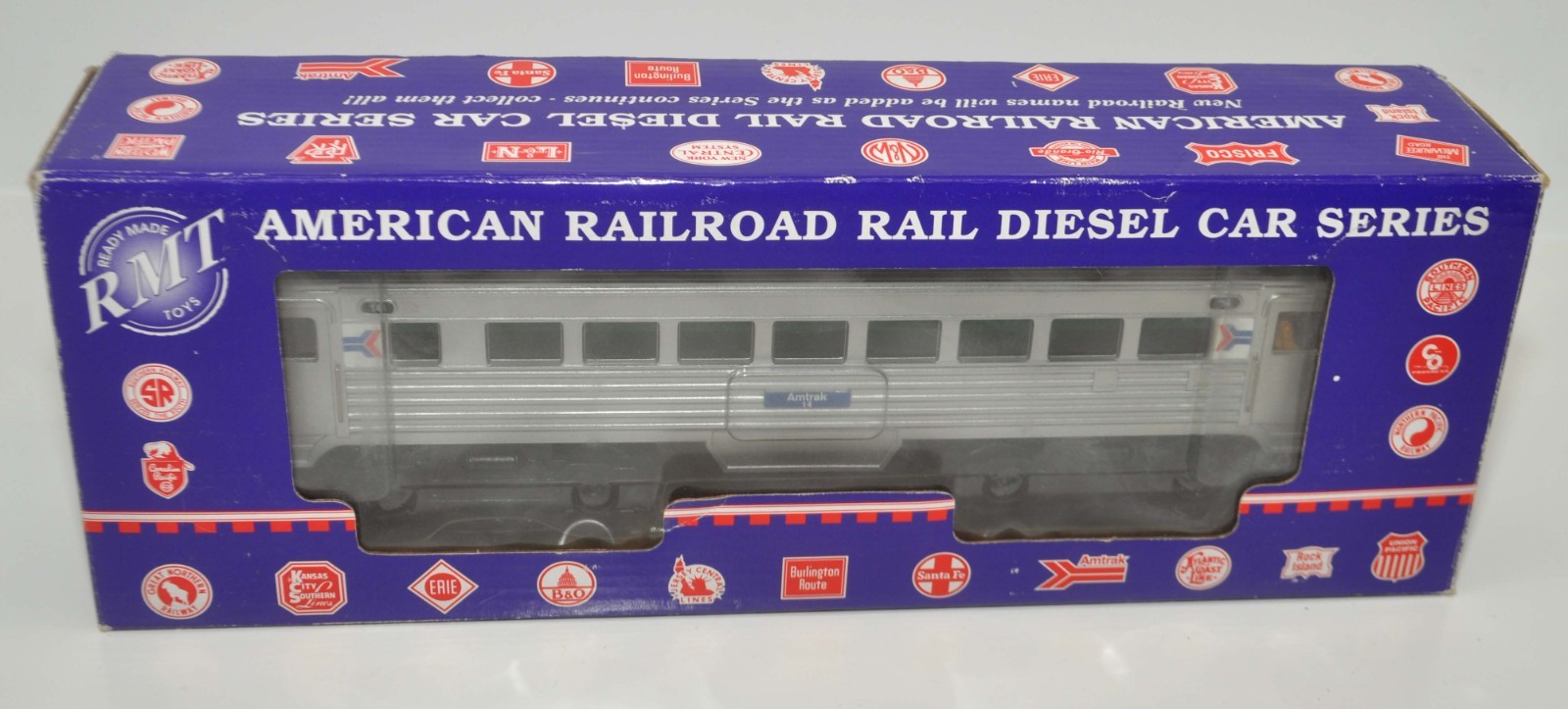 RMT AMTRAK POWERED RDC RAIL DIESEL ENGINE PASSENGER CAR N:14 O GAUGE