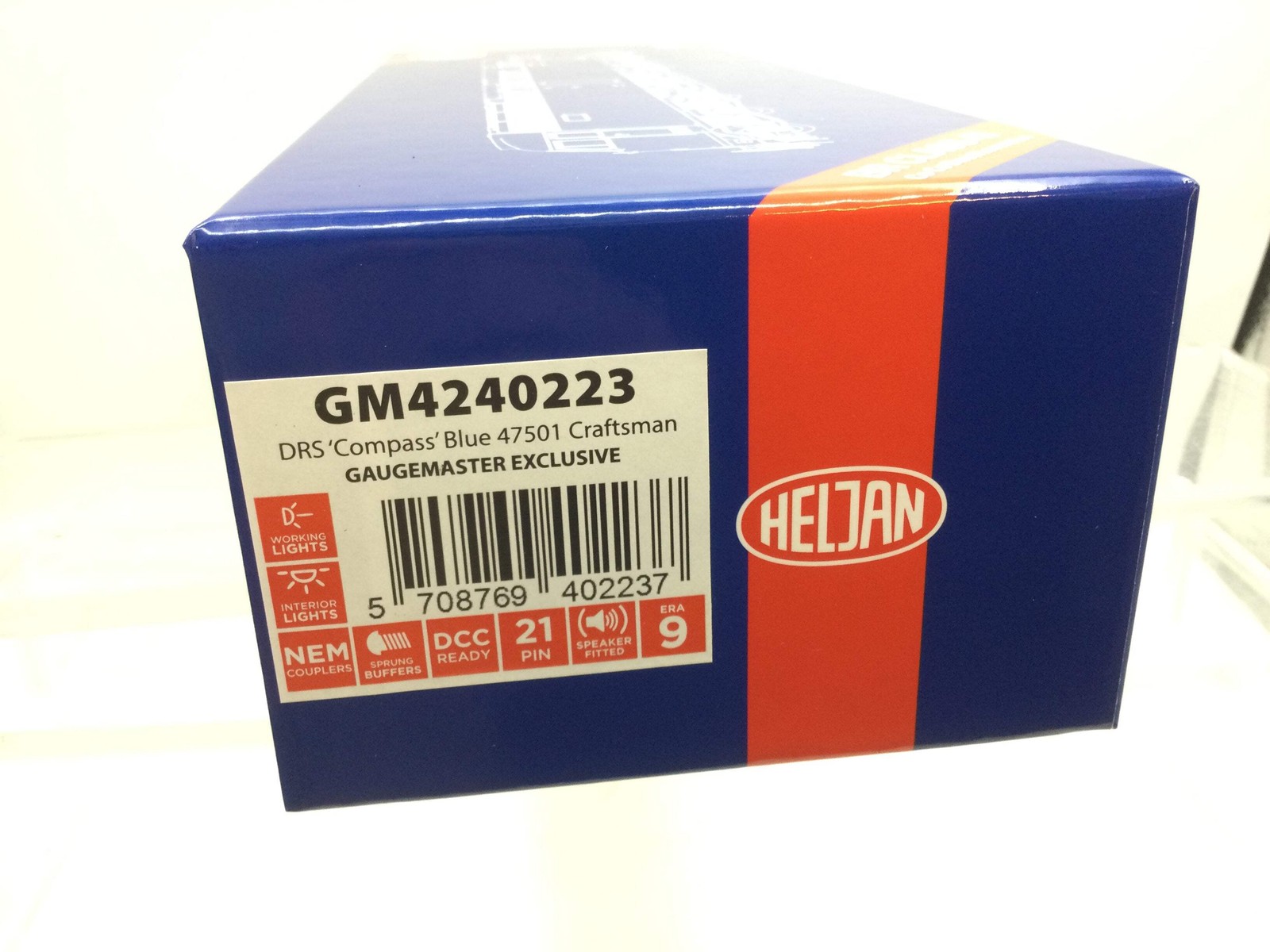 Gaugemaster/Heljan GM4240223 OO Gauge Class 47 501 ‘Craftsman’ DRS (DCC SOUND)